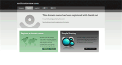 Desktop Screenshot of antitrustreview.com